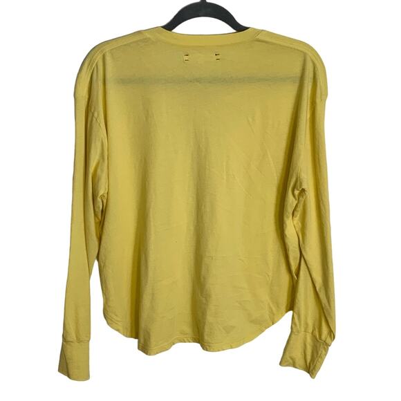 Xirena Yellow Long sleeve‎ tee Size small - Picture 3 of 6